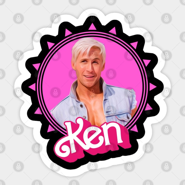 It’s Ken! Sticker by Whitelaw Comics